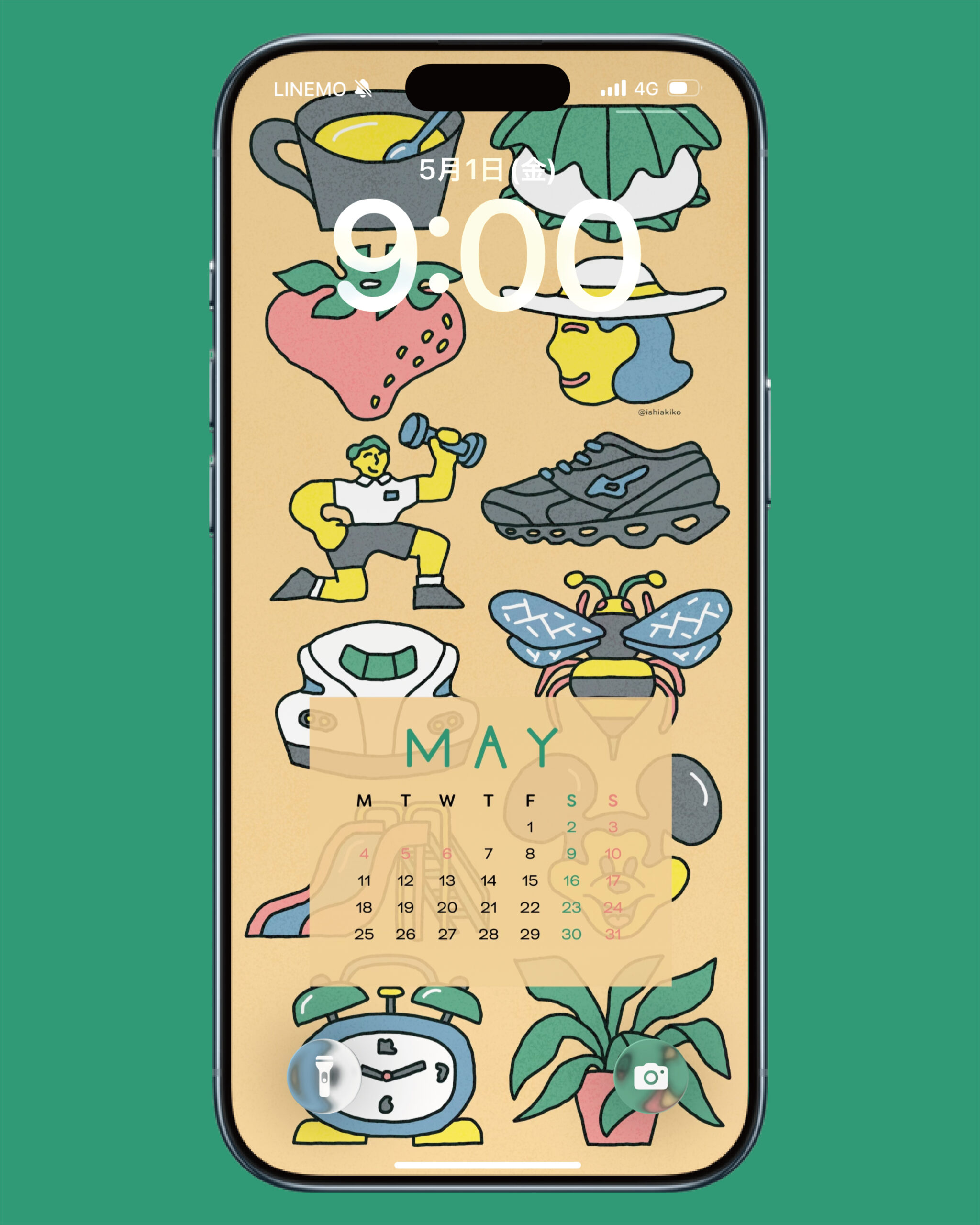 2026-5月スマホカレンダー